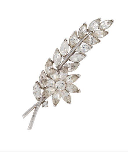 crystal brooch