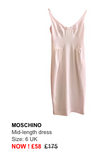Moschino white dress